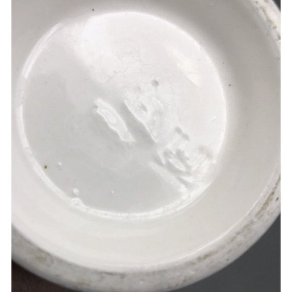 Floral Poppies Ceramic Cup Vase Vanity Bathroom Decor Hand Painted - Picture 6 of 8